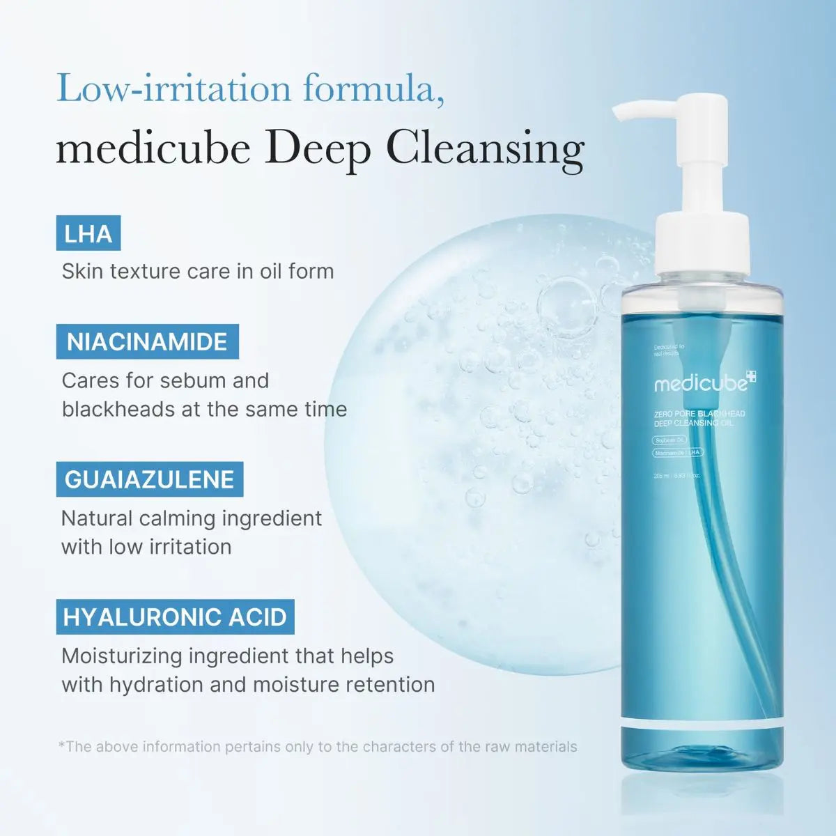 Zero Pore Blackhead Deep Cleansing Oil 205mL Medicube