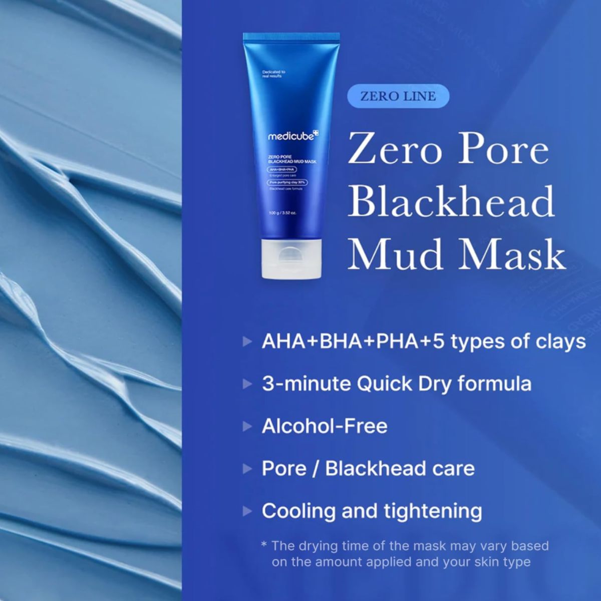 Zero Pore Blackhead Mud Mask 100g