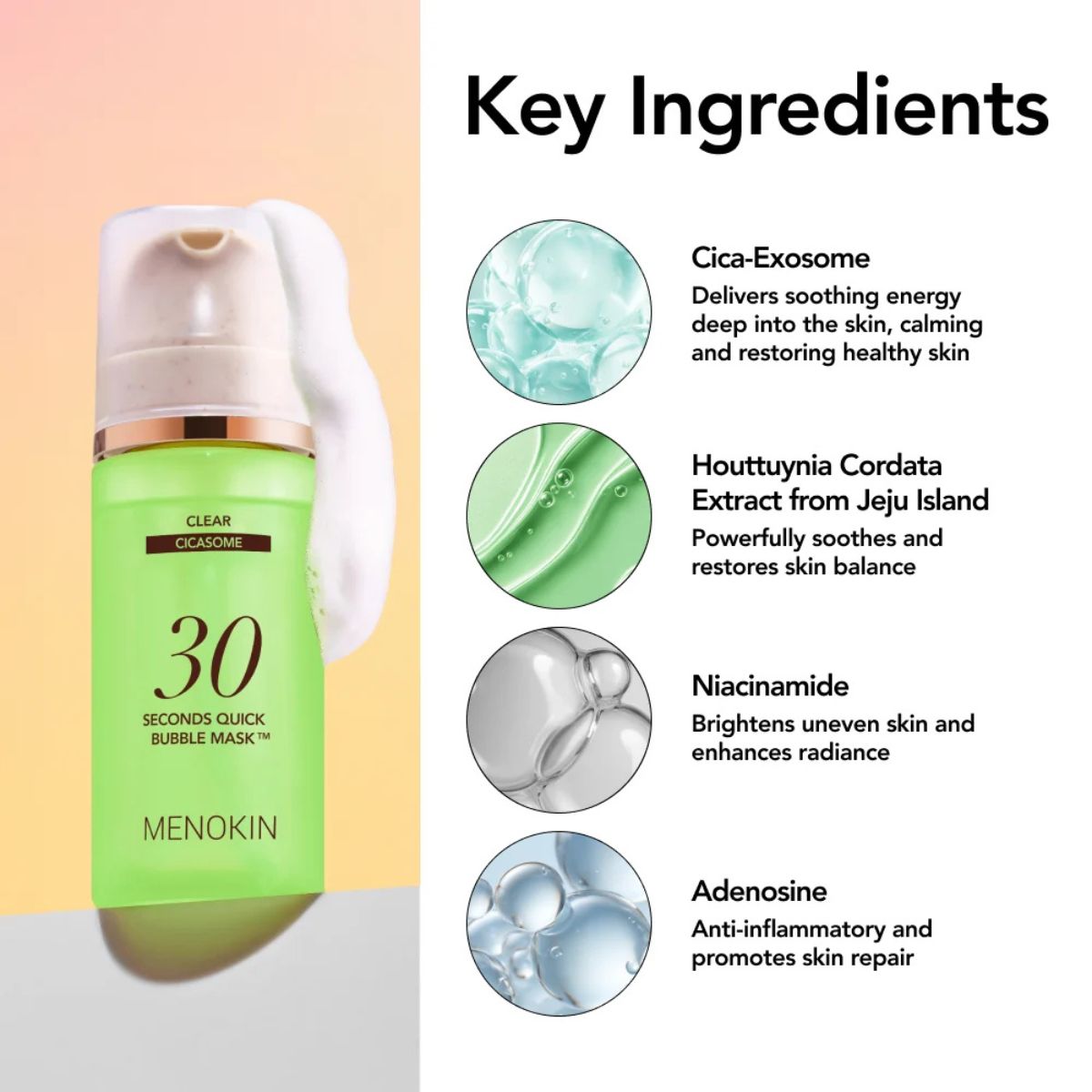 30 Seconds Quick Bubble Mask CLEAR 95mL