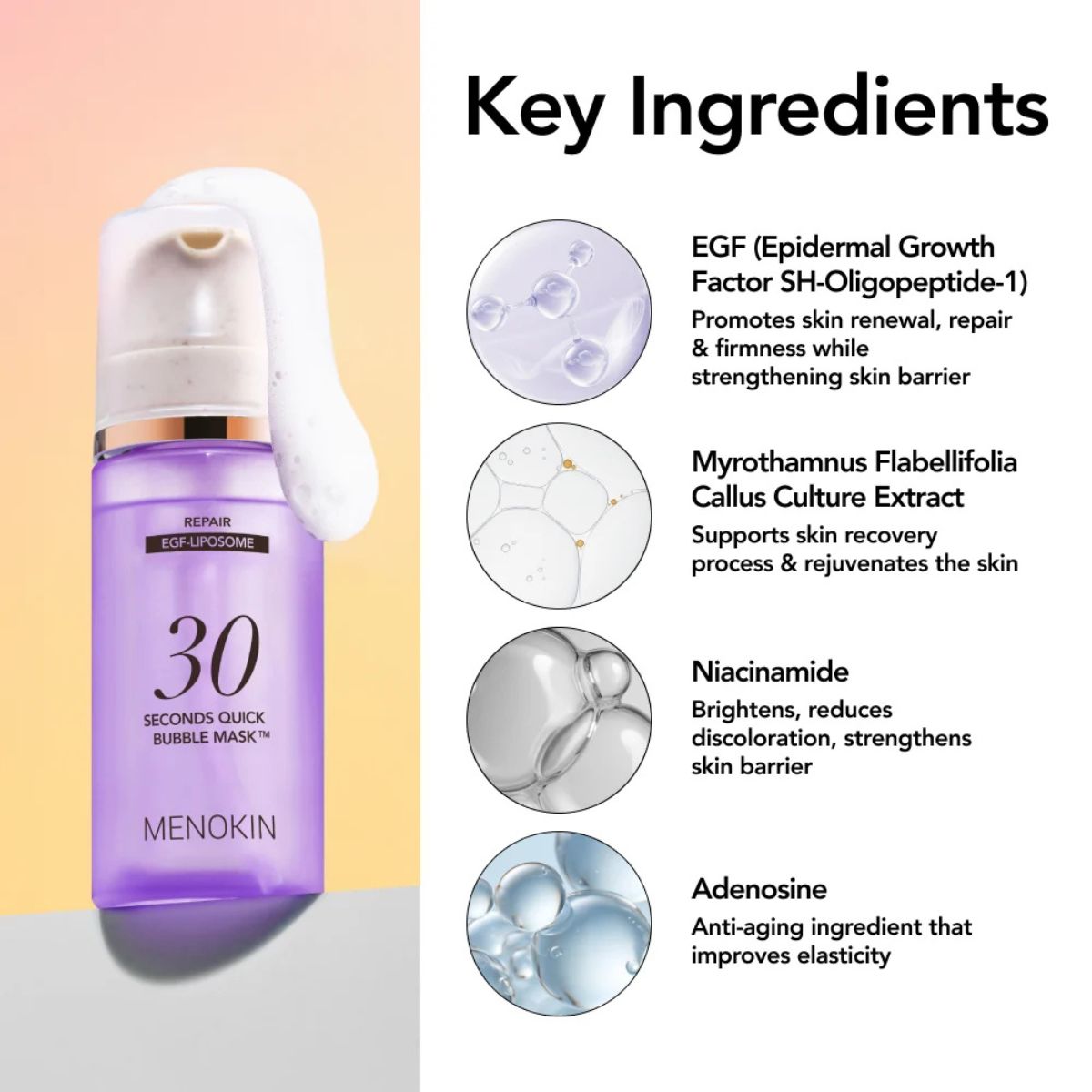 30 Seconds Quick Bubble Mask REPAIR 95mL