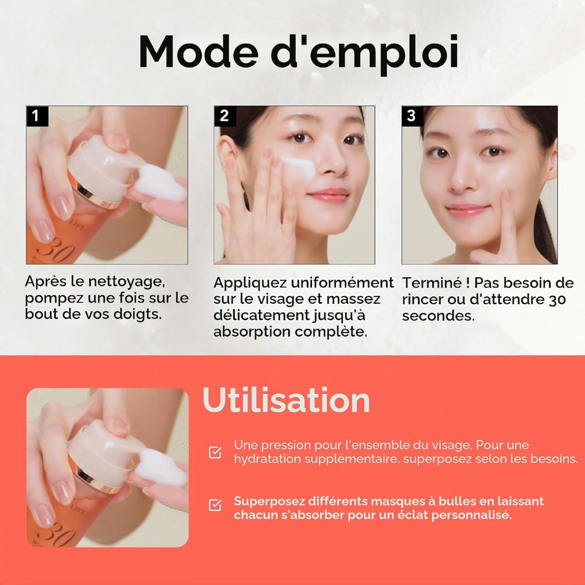 30 Seconds Quick Bubble Mask REPAIR 95mL