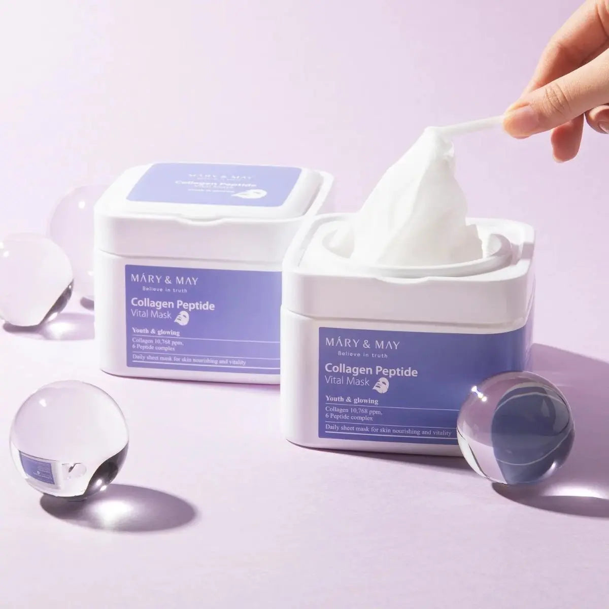 Collagen Peptide Vital Mask 30ea Mary&amp;May