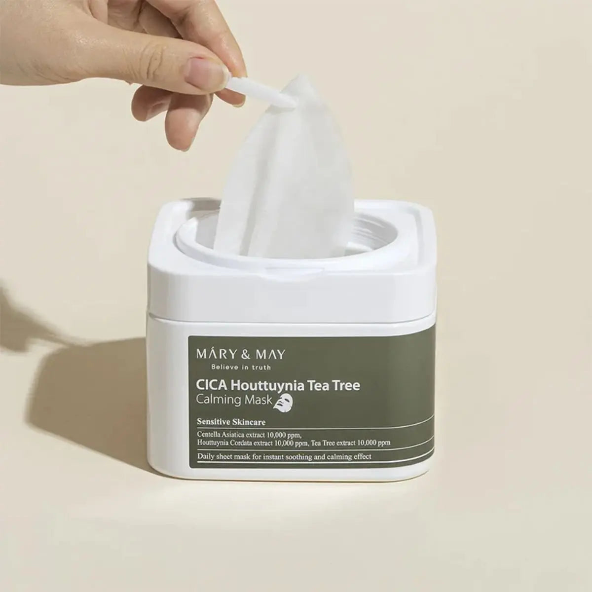 Cica Houttuynia Tea Tree Calming Mask 30pcs Mary&amp;May