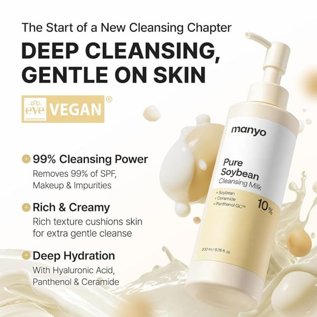 Pure Soybean Cleansing Milk 200mL