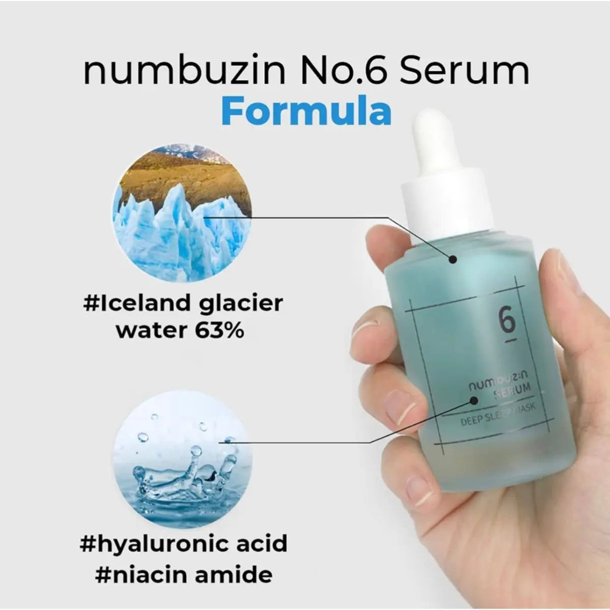 No.6 Deep Sleep Mask Serum 50mL Numbuzin