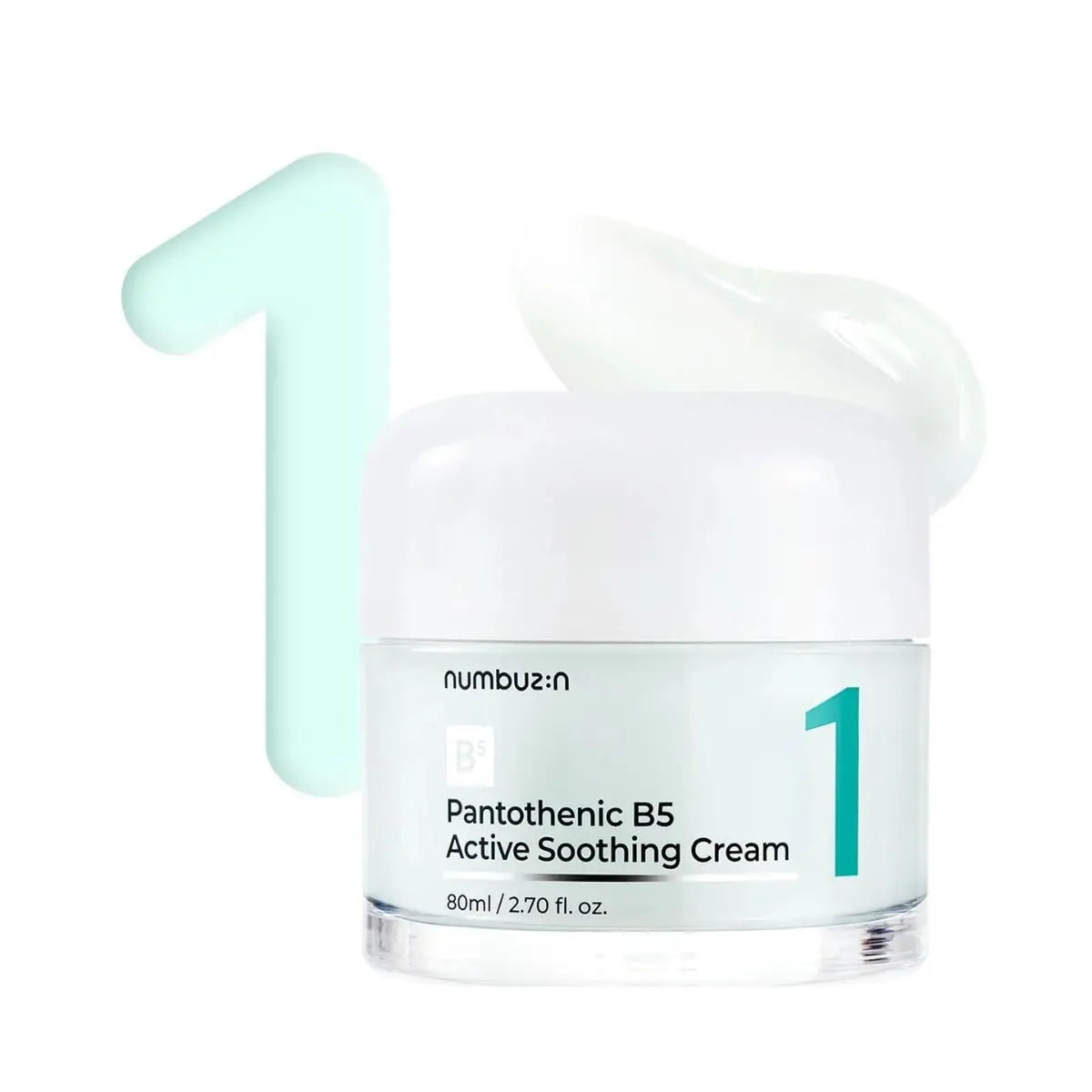 No.1 Pantothenic B5 Active Soothing Cream 80mL Numbuzin