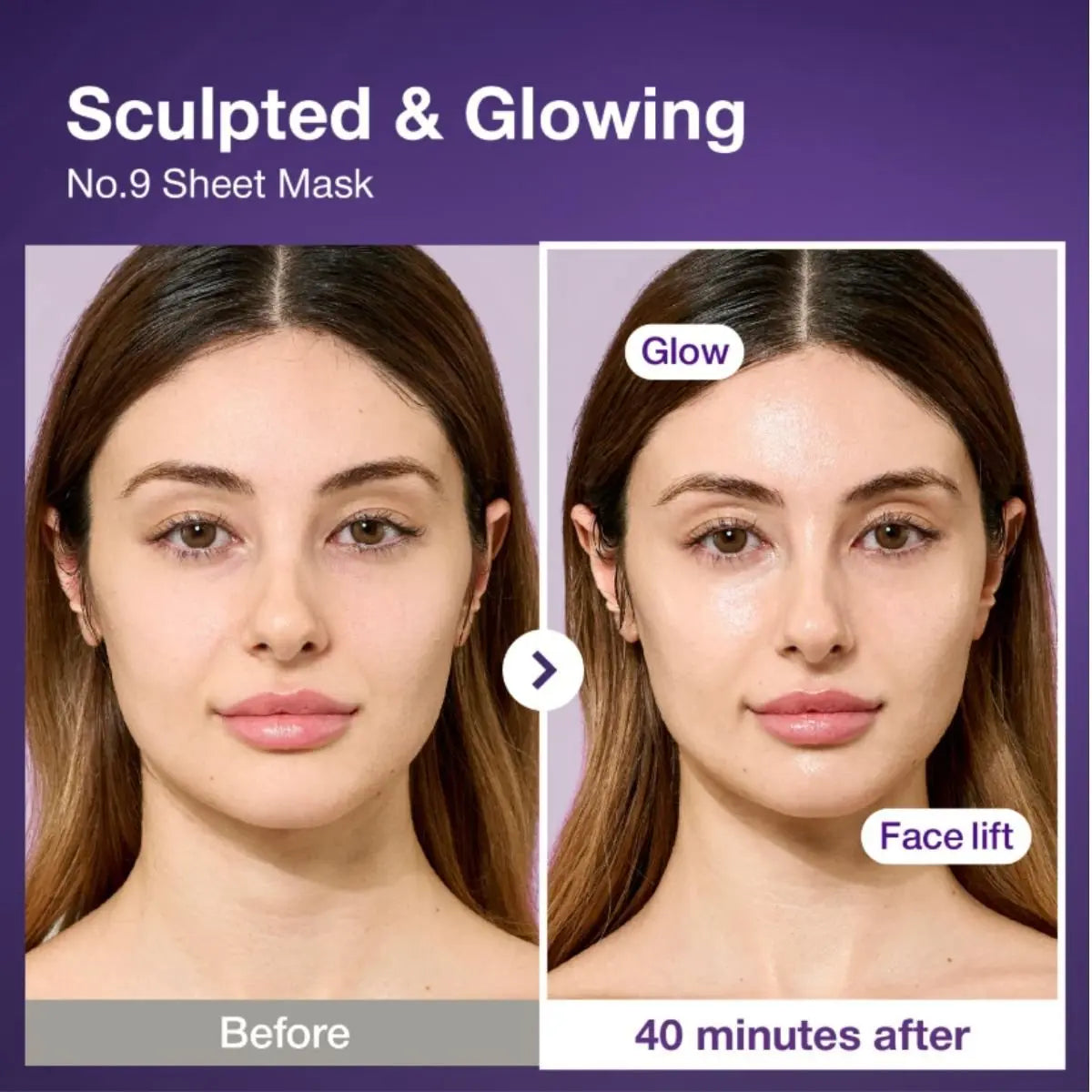 No.9 NAD Bio Lifting Full Cover Facial Mask 4ea Numbuzin