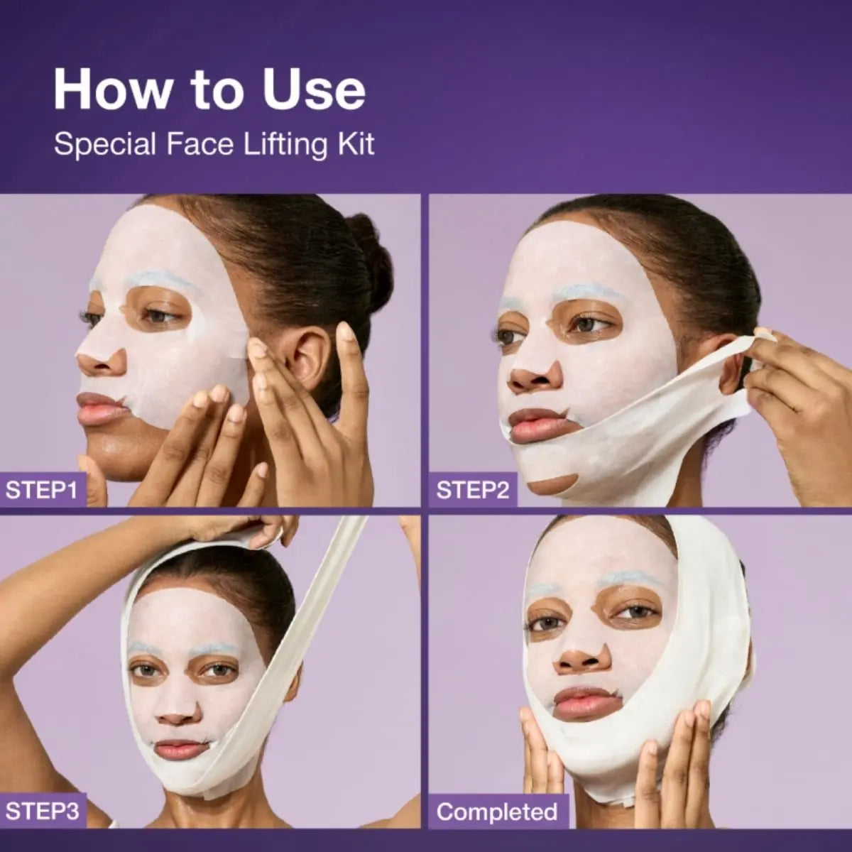 No.9 NAD Bio Lifting Full Cover Facial Mask 4ea Numbuzin