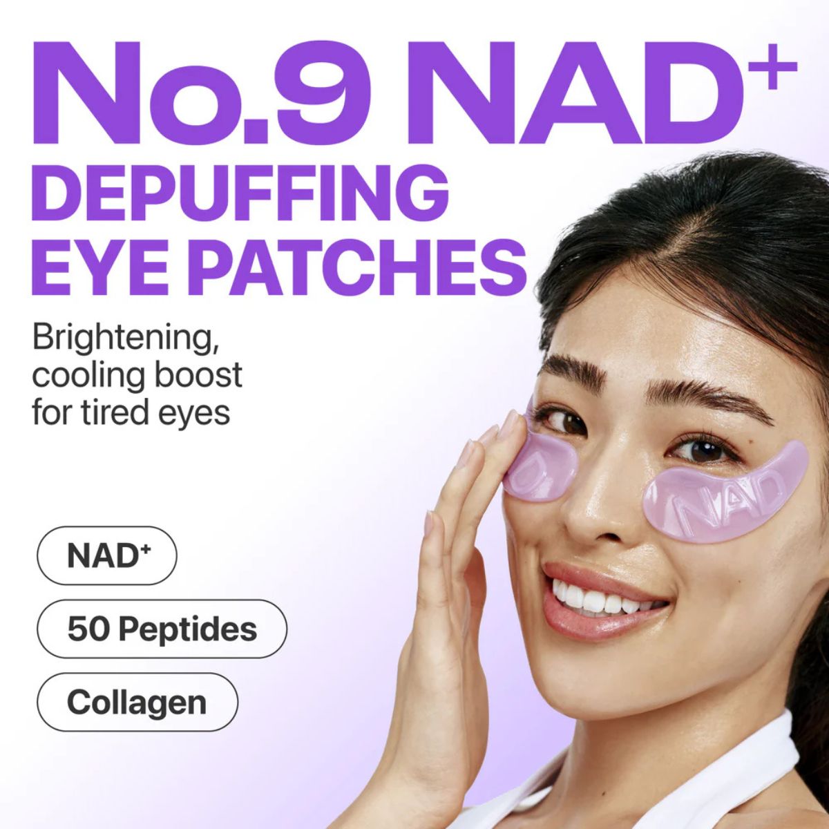 No. 9 NAD+ Collagen Under Eye Patches