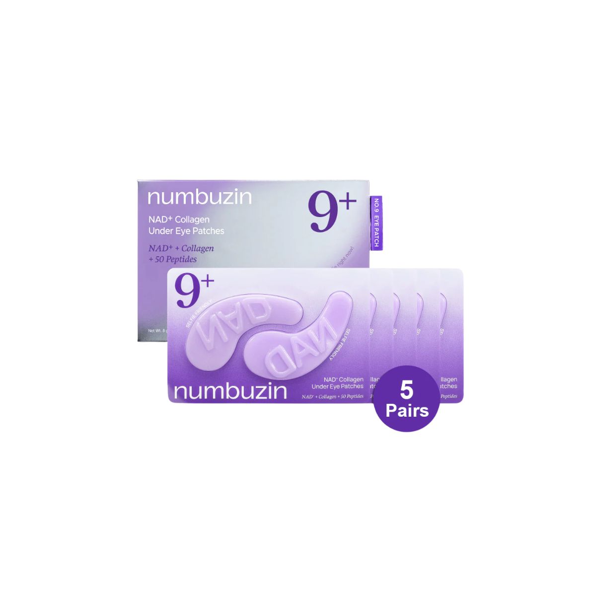 No. 9 NAD+ Collagen Under Eye Patches