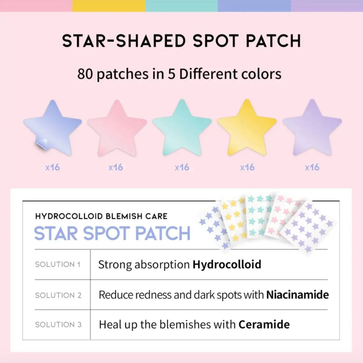 OOTD Star Spot Patch 80 patches OOTD Beauty
