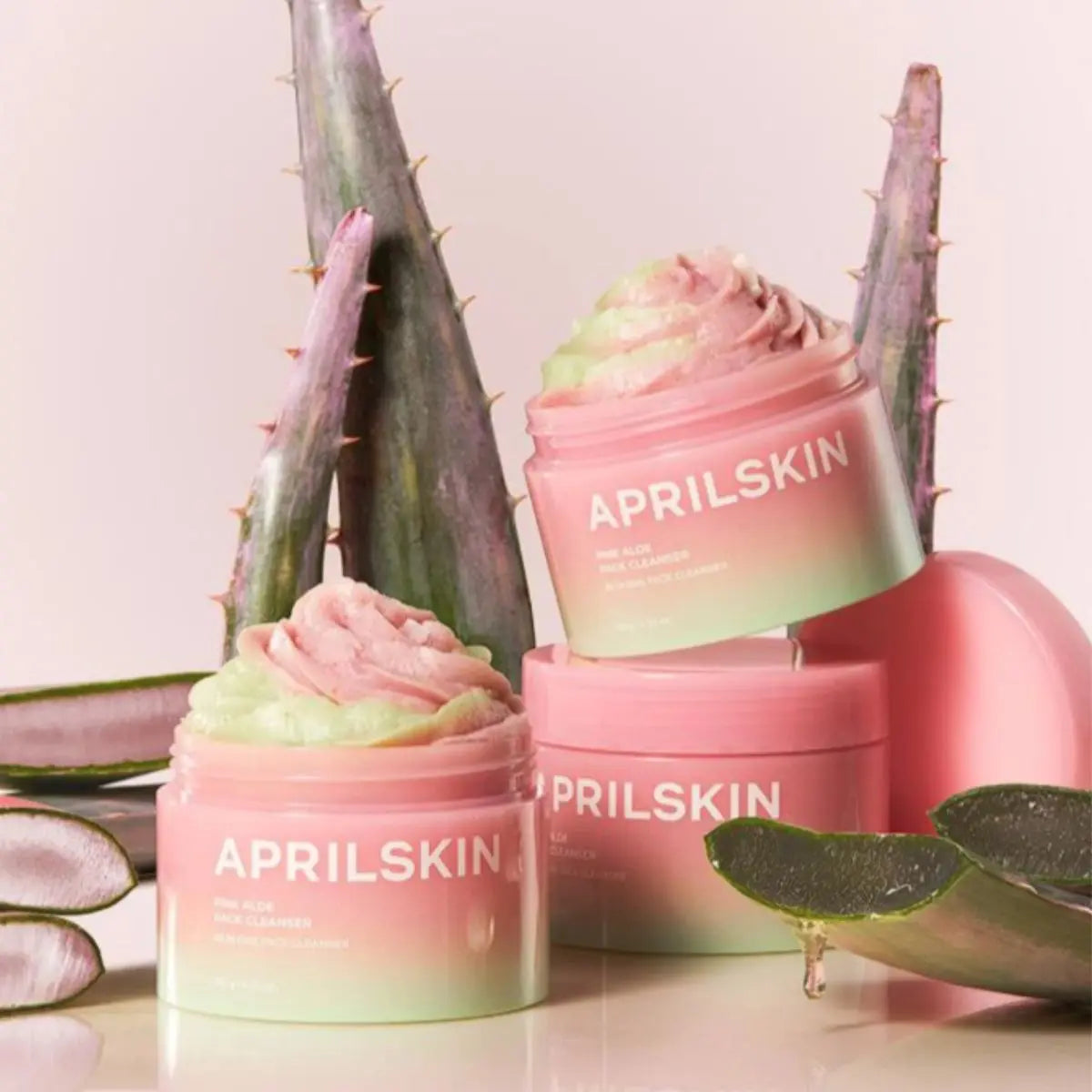 Pink Aloe Pack Cleanser 120g APRILSKIN