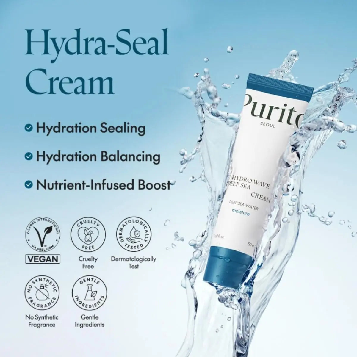 Hydro Wave Deep Sea Cream 50mL Purito