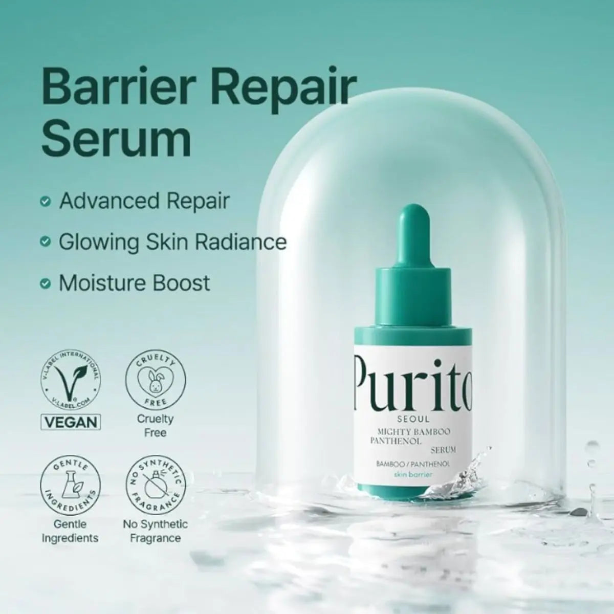 Mighty Bamboo Panthenol Serum 30mL Purito