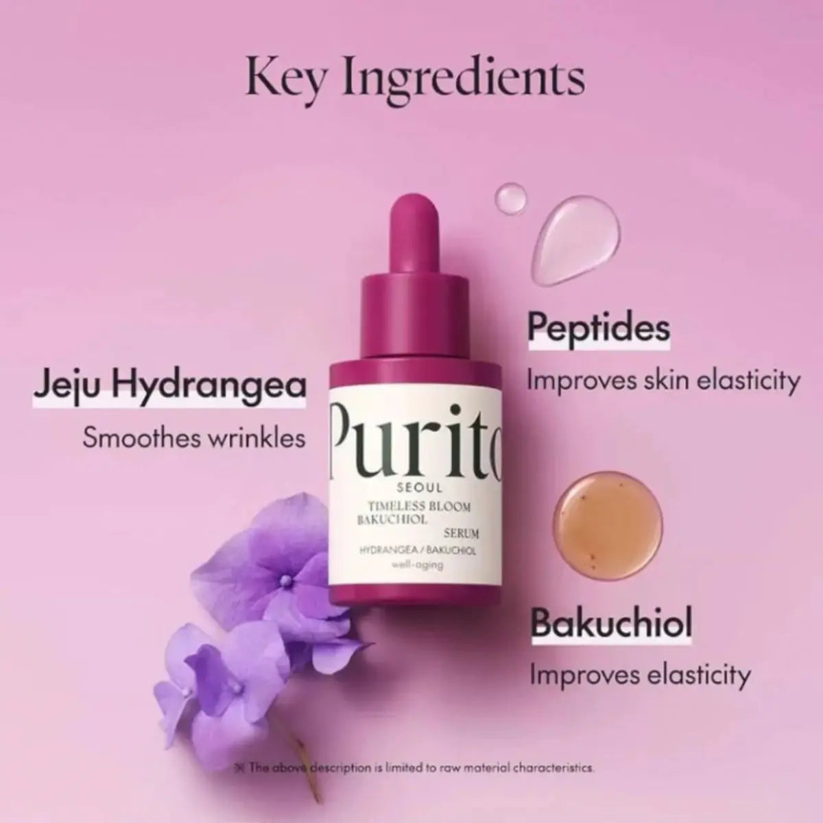 Timeless Bloom Bakuchiol Serum 30mL Purito