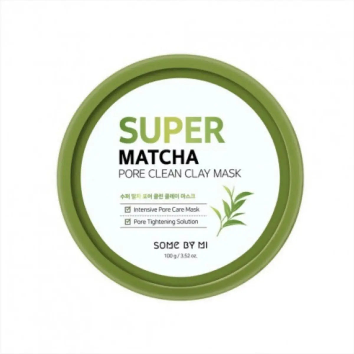 Super Matcha Pore Clean Clay Mask 100g Somebymi