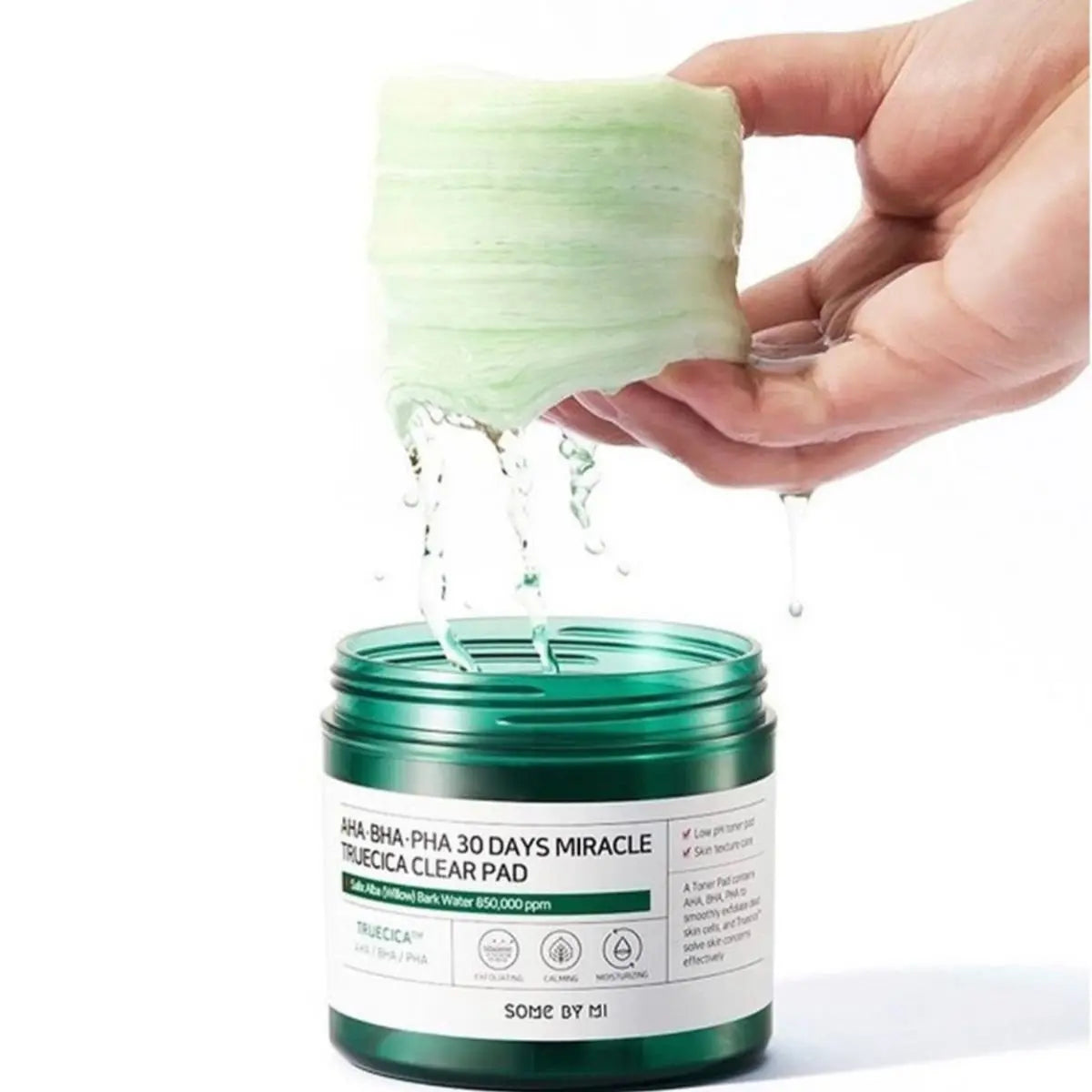 AHA BHA PHA 30 Days Miracle Truecica Clear Pad 70ea Somebymi