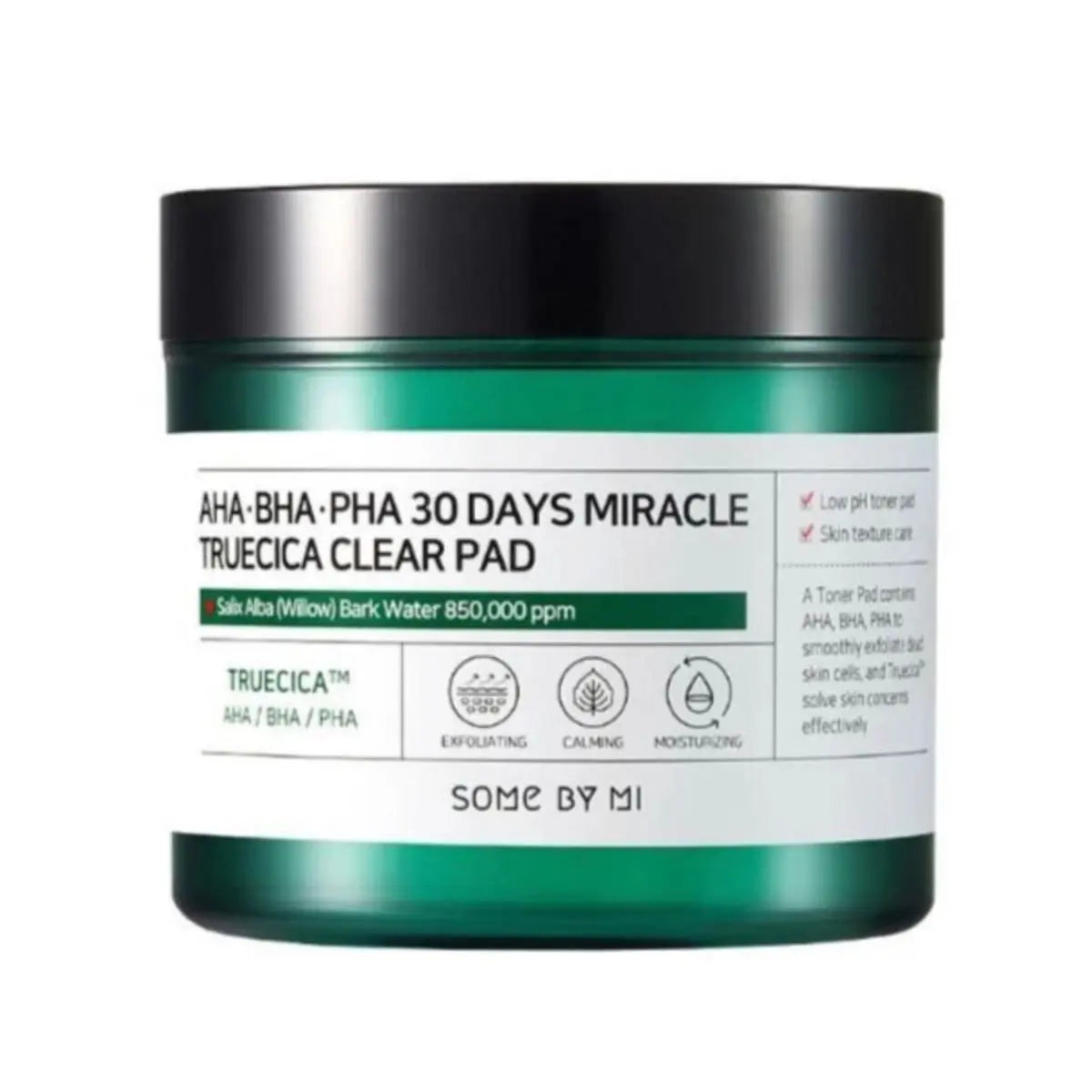 AHA BHA PHA 30 Days Miracle Truecica Clear Pad 70ea Somebymi