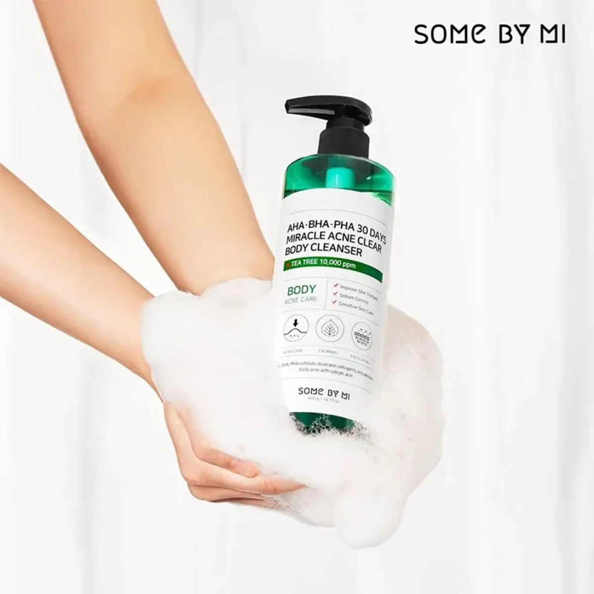 AHA BHA PHA 30 Days Miracle Clear Body Cleanser 400g Somebymi