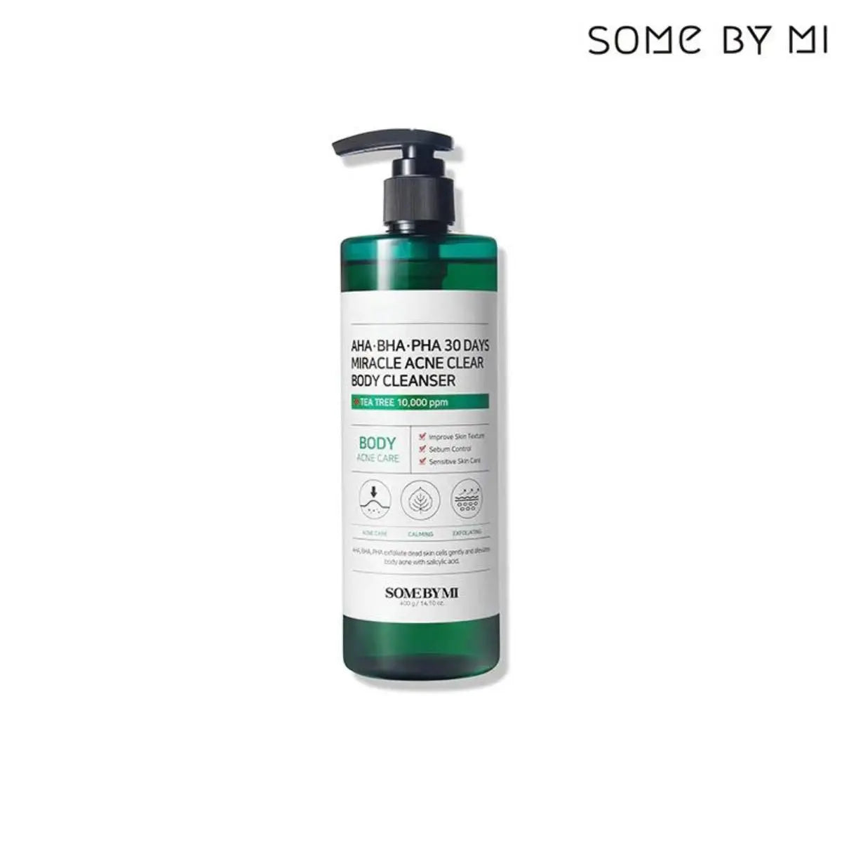 AHA BHA PHA 30 Days Miracle Clear Body Cleanser 400g Somebymi