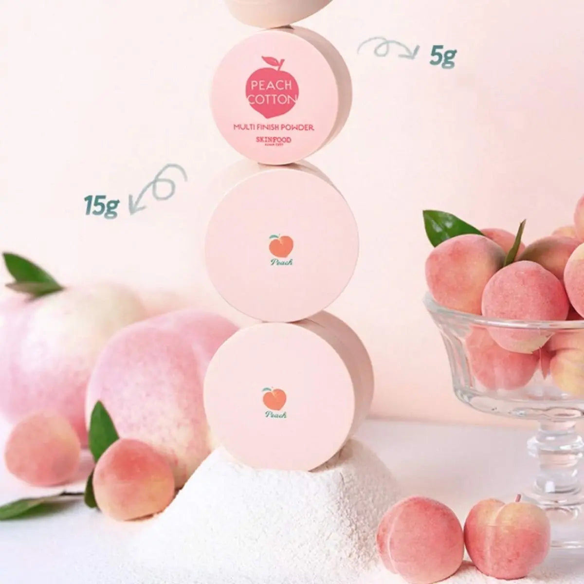 Peach Cotton Multi Finish Powder 15g Skinfood