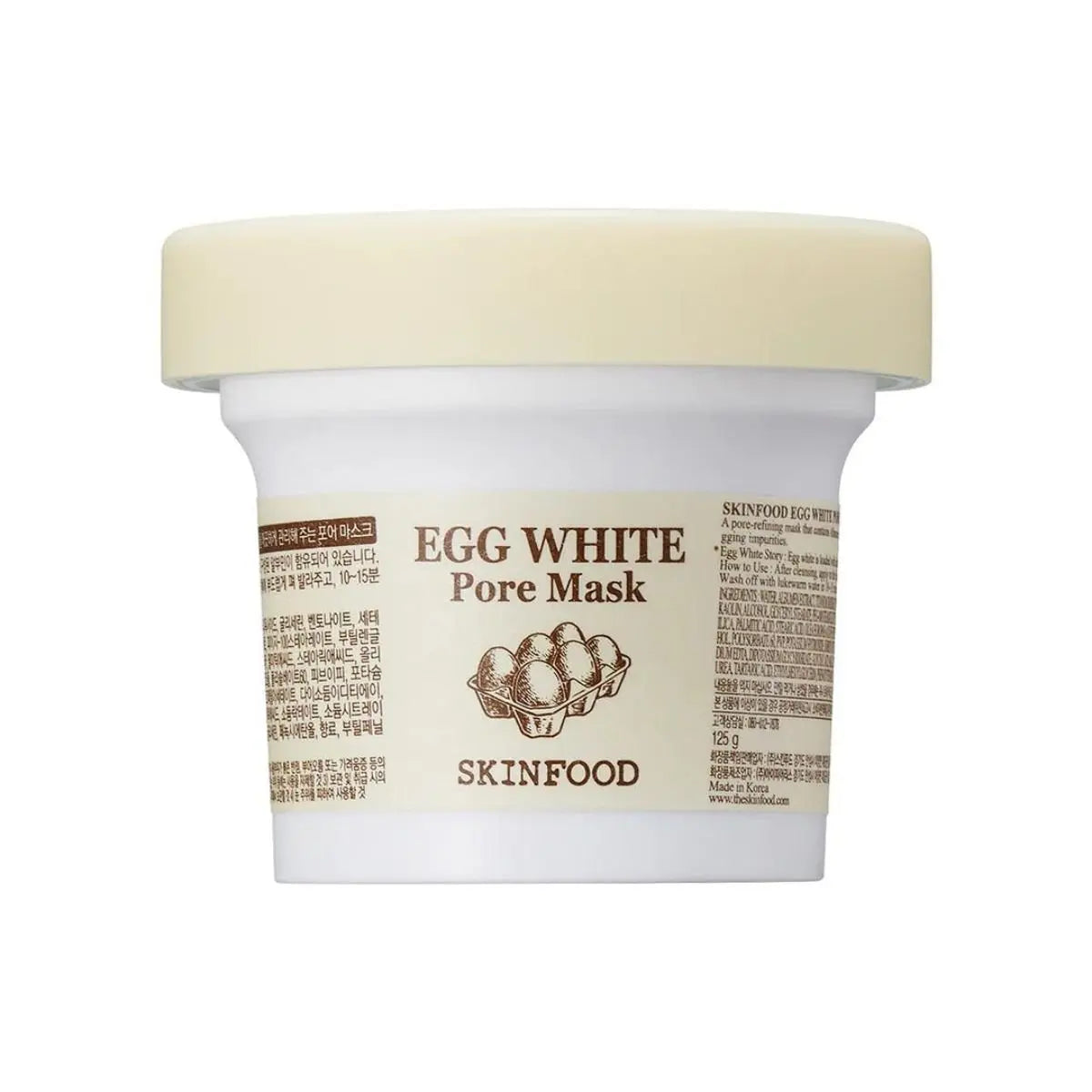 Egg White Pore Mask 125g Skinfood