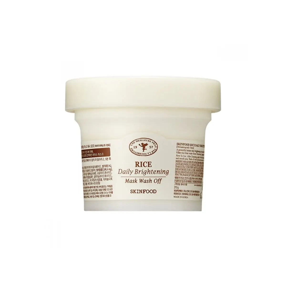 Rice Daily Brightening Mask Wash Off 210g Skinfood