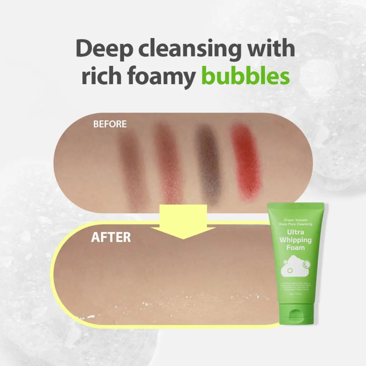 Green Tomato Deep Pore Cleansing Ultra Whipping Foam 120g Sungboon Editor