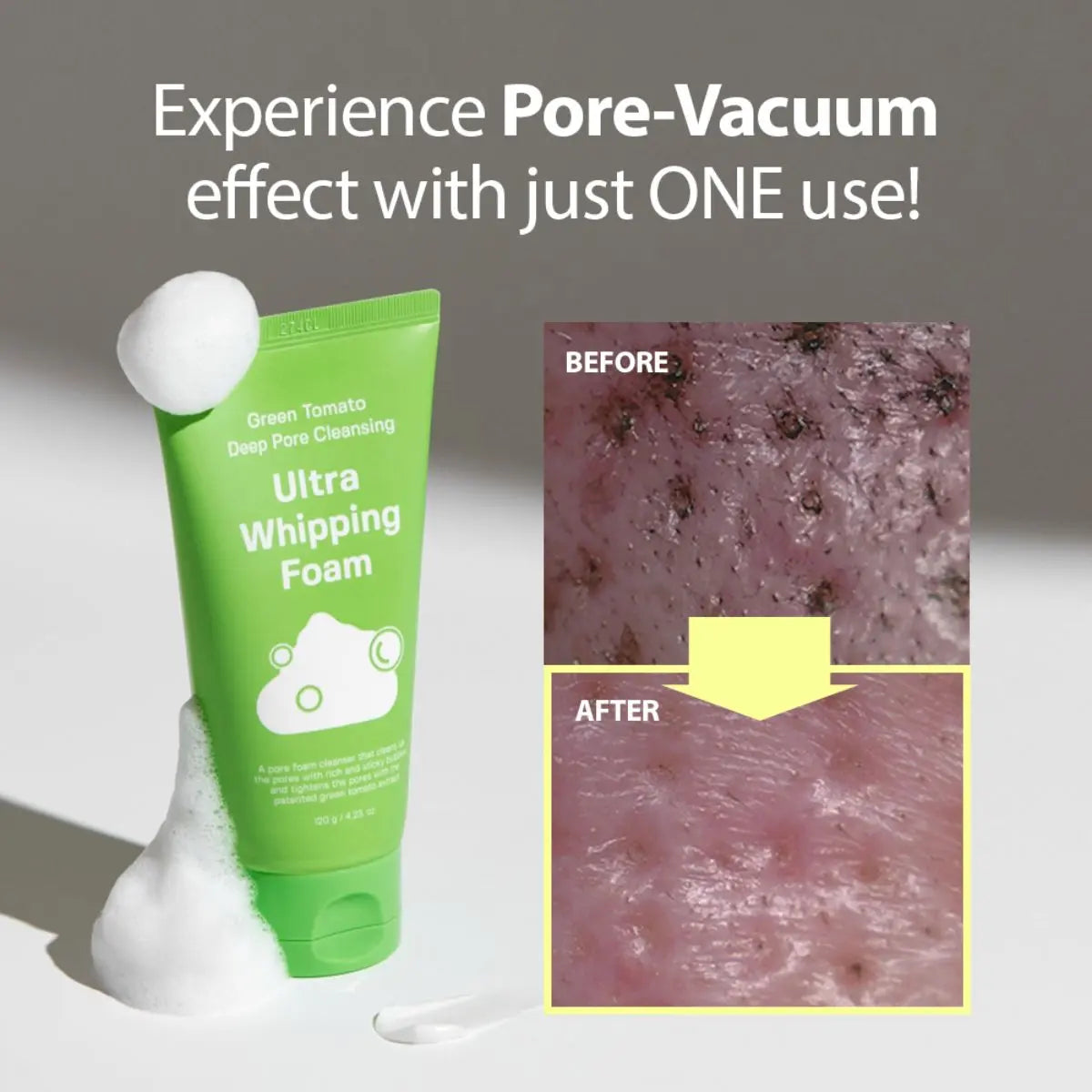 Green Tomato Deep Pore Cleansing Ultra Whipping Foam 120g Sungboon Editor