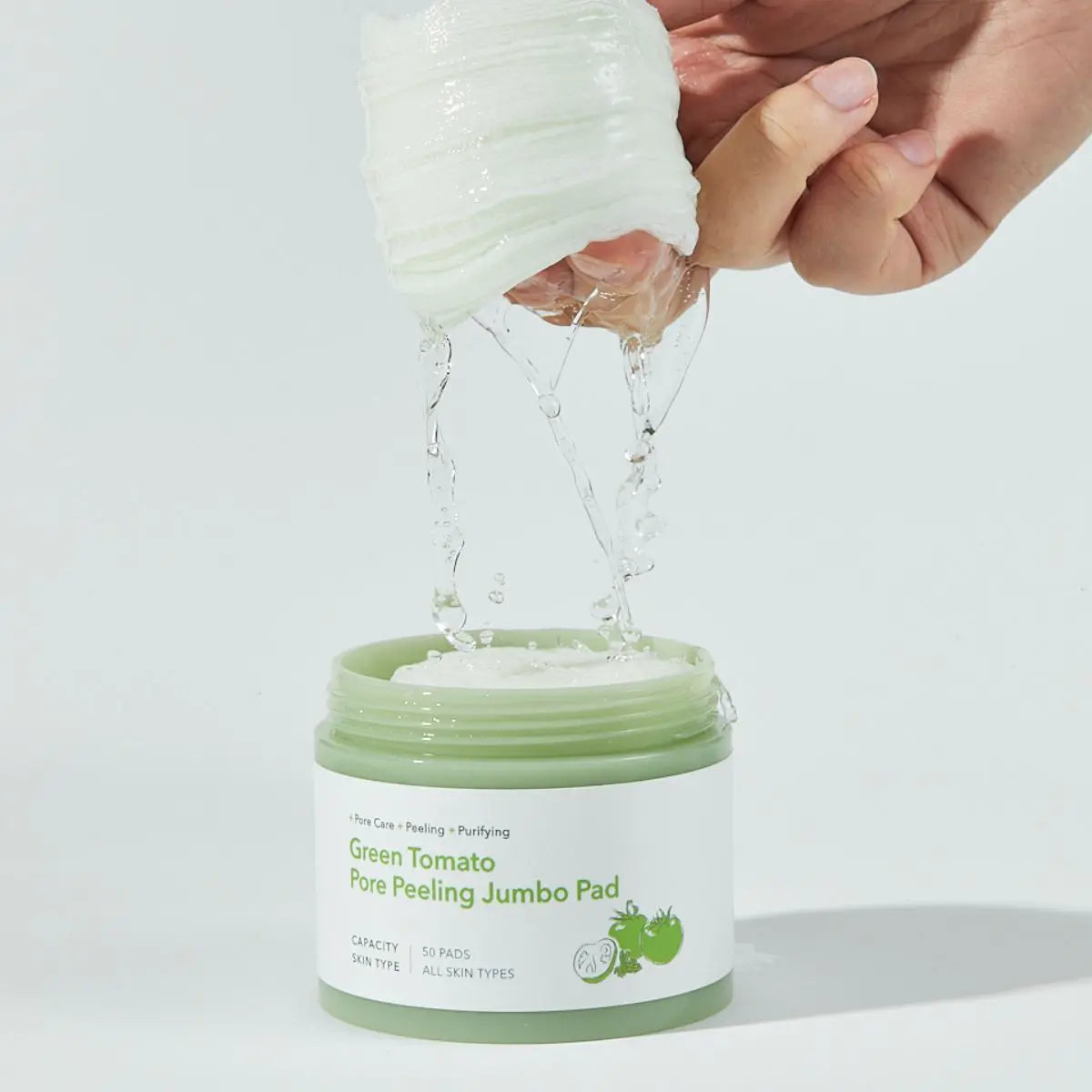 Green Tomato Pore Peeling Jumbo Pad (60ea) Sungboon Editor