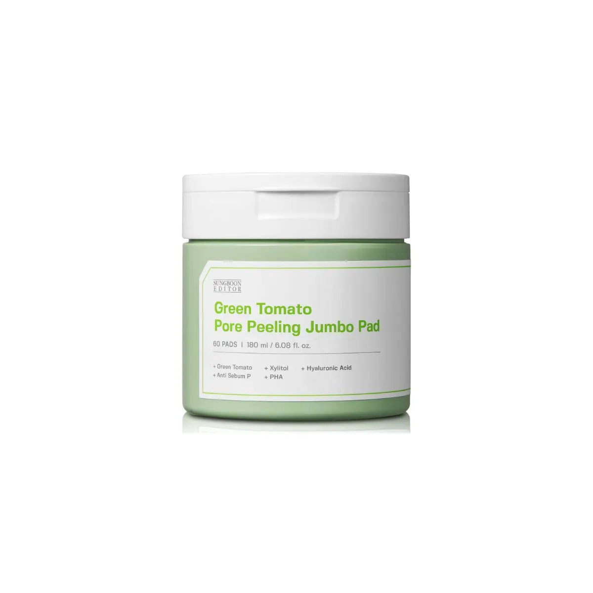 Green Tomato Pore Peeling Jumbo Pad (60ea) Sungboon Editor
