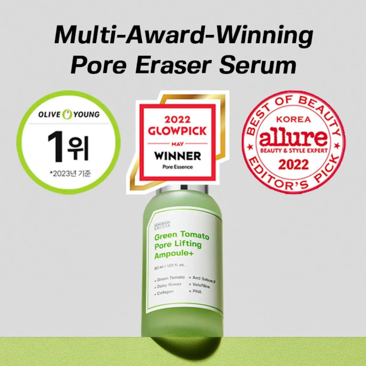 Green Tomato Pore Lifting Ampoule+ 30mL Sungboon Editor