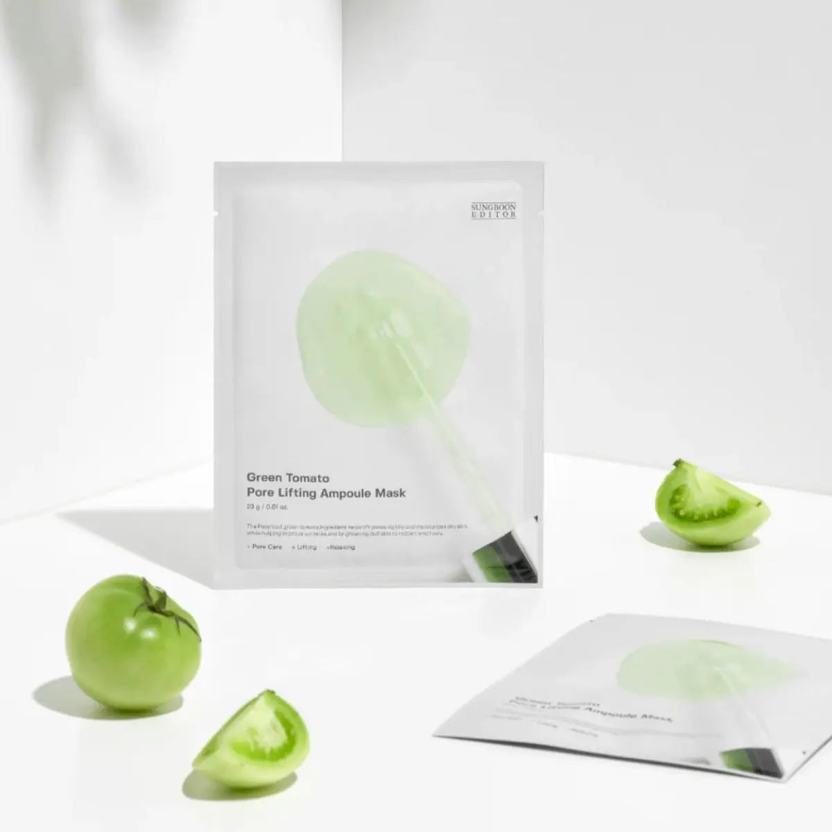 Green Tomato Pore Lifting Ampoule Mask 23g Sungboon Editor