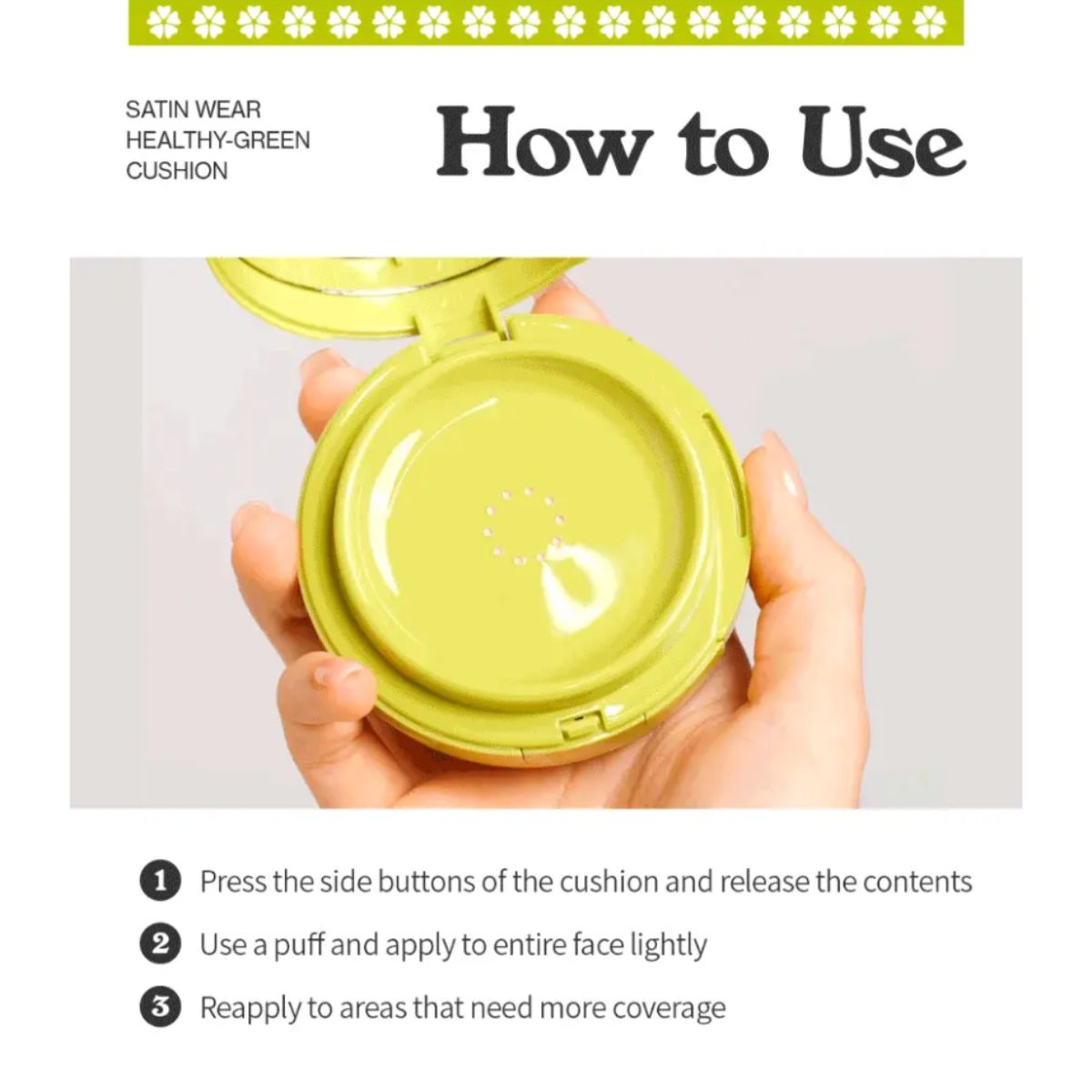 Healthy Green Cushion